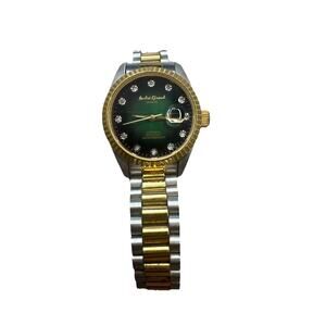 Andre Giroud Women’s Emerald Diamond Wrist Watch Limited Edition 129/999